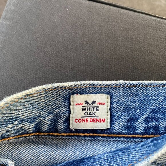 Levi's 501 S Skinny White Oak Cone Selvedge Denim Light Wash Jeans Size 27 - Picture 5 of 6